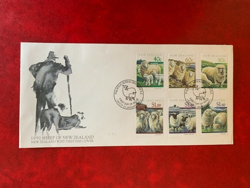 Nuova zelanda 1991 fdc sheep - fdc,