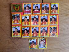 Squadra Lecce completa (-1) + scudetto "Il grande calcio '91" Vallardi