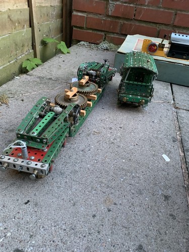 Two meccano railway rolling - meccano,