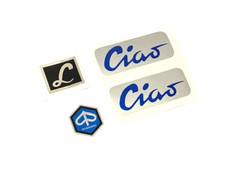 ADESIVI AUFKLEBER BLU PIAGGIO