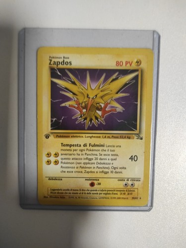 Pokemon zapdos first ed - pokemon,