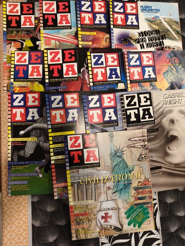 Set riviste zeta - zeta, amiga