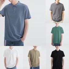 T-shirt uomo facile da indossare con manica corta e design elegante per giornate