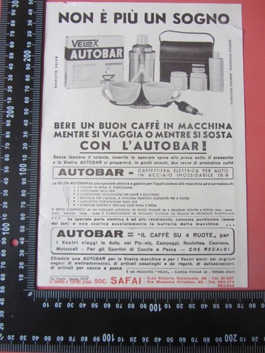 Autobar velox foglietto - -,
