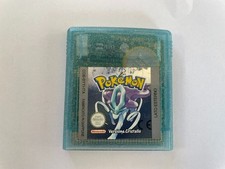 Ita Pokemon Versione Cristallo Nintendo Gameboy Color Originale Nuova Batteria