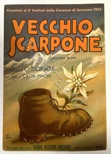 Spartiti - Vecchio scarpone - Musica di Donida - fisarmonica mandolino anni '60 