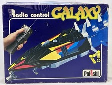 GALAXY POLISTIL RADIO CONTROL ASTRONAVE VINTAGE ANNI 80 RC 1980 ITALY SPACE TOY
