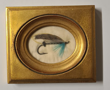 Charm mosca salmone blu con