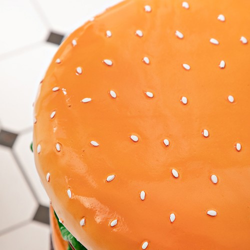 Sgabello hamburger resina - sgabello,