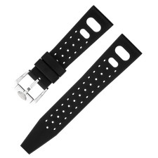 SQUALE Cinturino Originale Tribute 20mm Rubber Strap Fibbia Inox Lucida