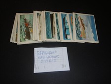 33 FIGURINE CARTONATE SERIE NAVIGAZIONE EDIZIONI ILMA TUTTE DIVERSE