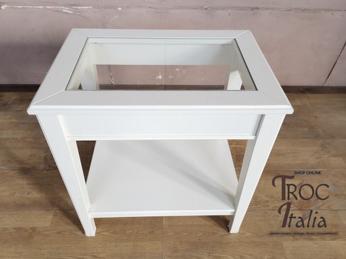 Tavolo laccato bianco piano - laccato,