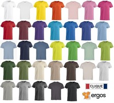 CLIQUE T-Shirt BASIC-T Maglia Maglietta Mezza Manica Corta 100% Cotone da Uomo