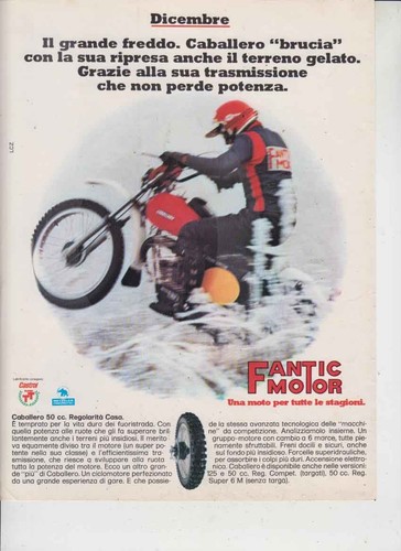 Advertising pubblicità fantic - advertising, pubblicità-fantic