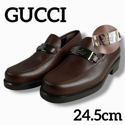 Gucci mocassini logo placcato