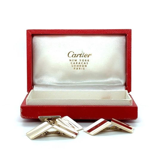 Gemelli rettangolari cartier - gemelli,