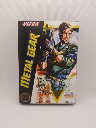 Nes metal gear box - nes,