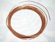 5mt filo rame nudo naturale cotto 1,2mm  16 gauge wire bijoux