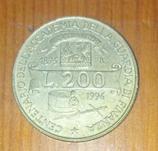 200 Lire Del 1996