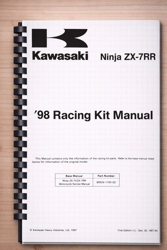 Kit racing kawasaki 7rr - kit, zx-7rr