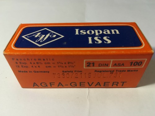 Rullino agfa isopan iss - un,