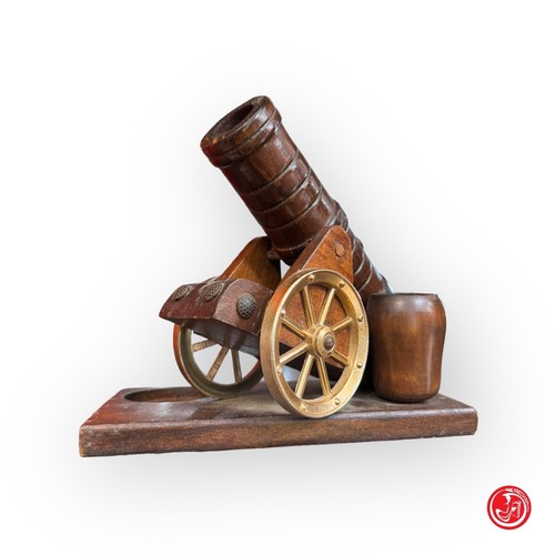 Soprammobile cannone legno - soprammobile,