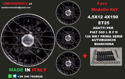 Cerchi lega stilauto ray - 12,