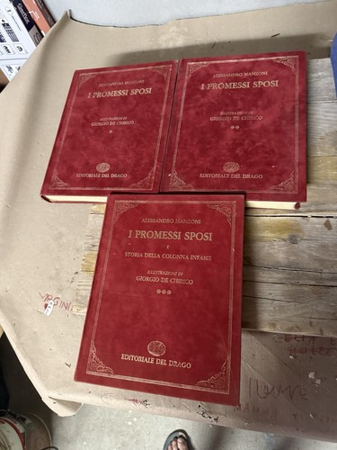 Libri promessi sposi antichi - libri,