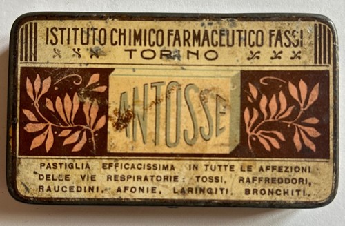 Mo555 scatola latta - latta, vintage