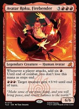 MTG AVATAR ROKU, FIREBENDER 112 FOIL EXC -  - TLE EN - MAGIC