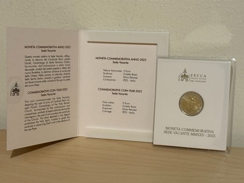 Euro fdc vaticano 2025 - 2,