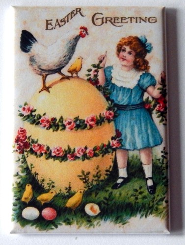 Magnete frigo auguri pasqua - frigo, di