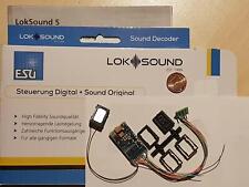 Decoder ESU 58410 H0 LokSound5 8 poli DCC/MOT/mfx + suono +Wunschund (54400)