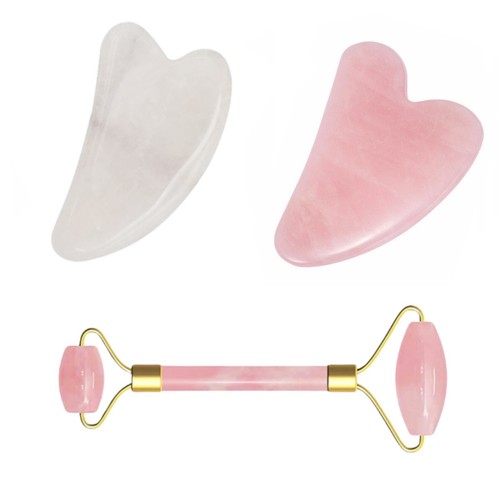 Jade gua sha - sha, rose