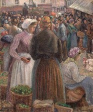 Camille pissarro il mercato - camille,