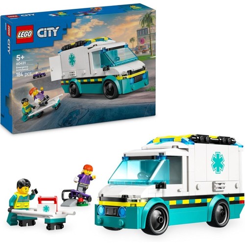 Lego 60451 city - ambulanza, di