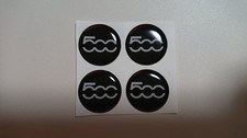 Only 1 set Fiat 500 logo text