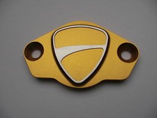 Coperchio ispezione Ducati con logo oro Sport Classic 1000, Paul Smart