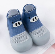 Paia di ciabattine antiscivolo per bimbo cotone/silicone    n 26/27