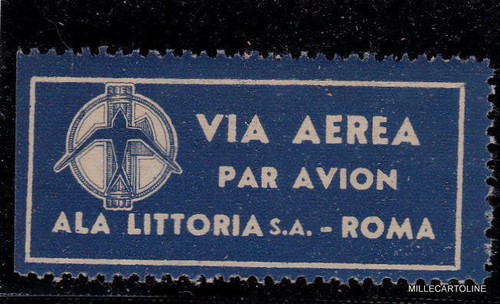 Erinnofili etichetta via - -, "via