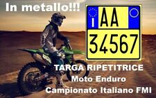 TARGA RIPETITRICE Moto Enduro
