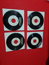 Jukebox Juke Box  Lotto Con Etichetta Stickers Dischi 45 Giri DISCO VINILE 4 pz