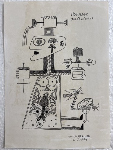 Victor brauner disegno - brauner, su