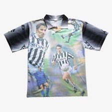 Alex Del Piero Juventus #10 1996 90s Bootleg Vintage Football Fan Shirt Size L