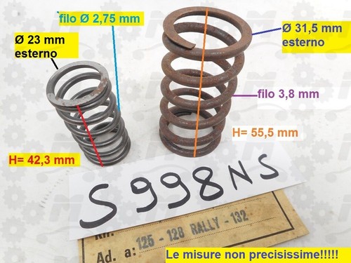 Serie molle valvole motore per