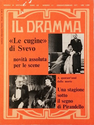 Dramma rivista anno liii n - anno,