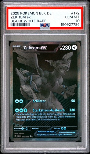 Carta pokemon zekrom - zekrom, ex