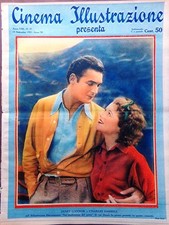 Cinema Illustrazione 13 Settembre 1933 Gaynor Farrell Canzone del Sole De Sica
