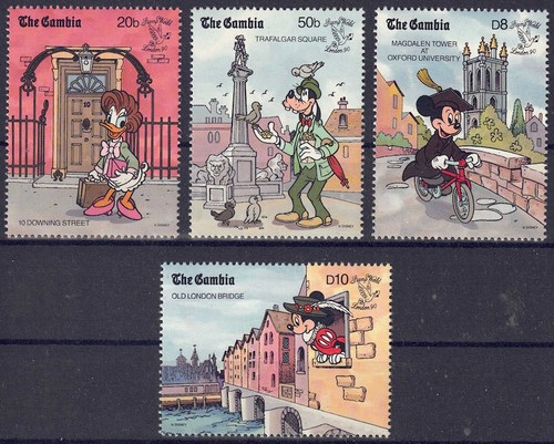 Gambia 1990 disney - 1990,