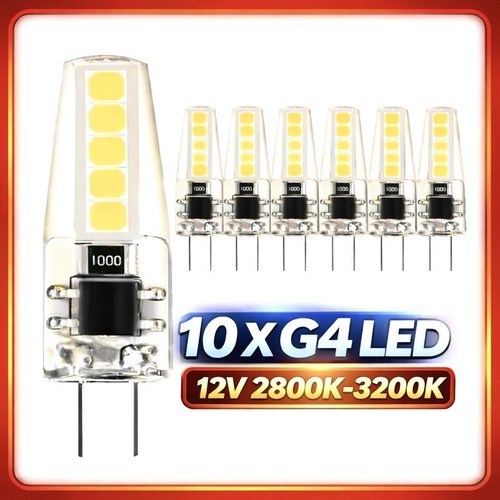 10x lampadine led 12v 3000k - led,